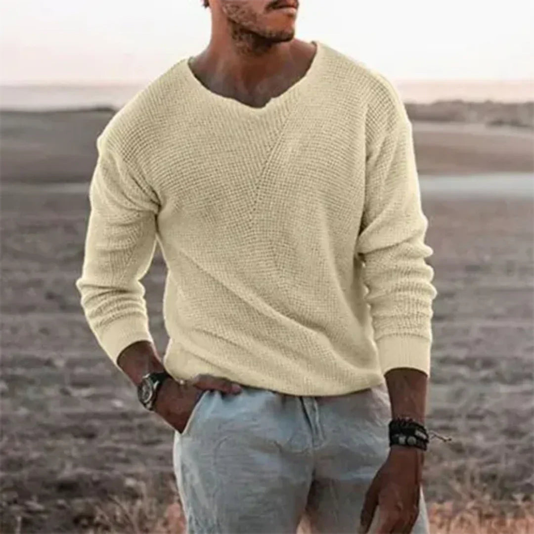 Milo - Men's Knitted Casual Sweater Soft Fabric Relaxed Fit 0