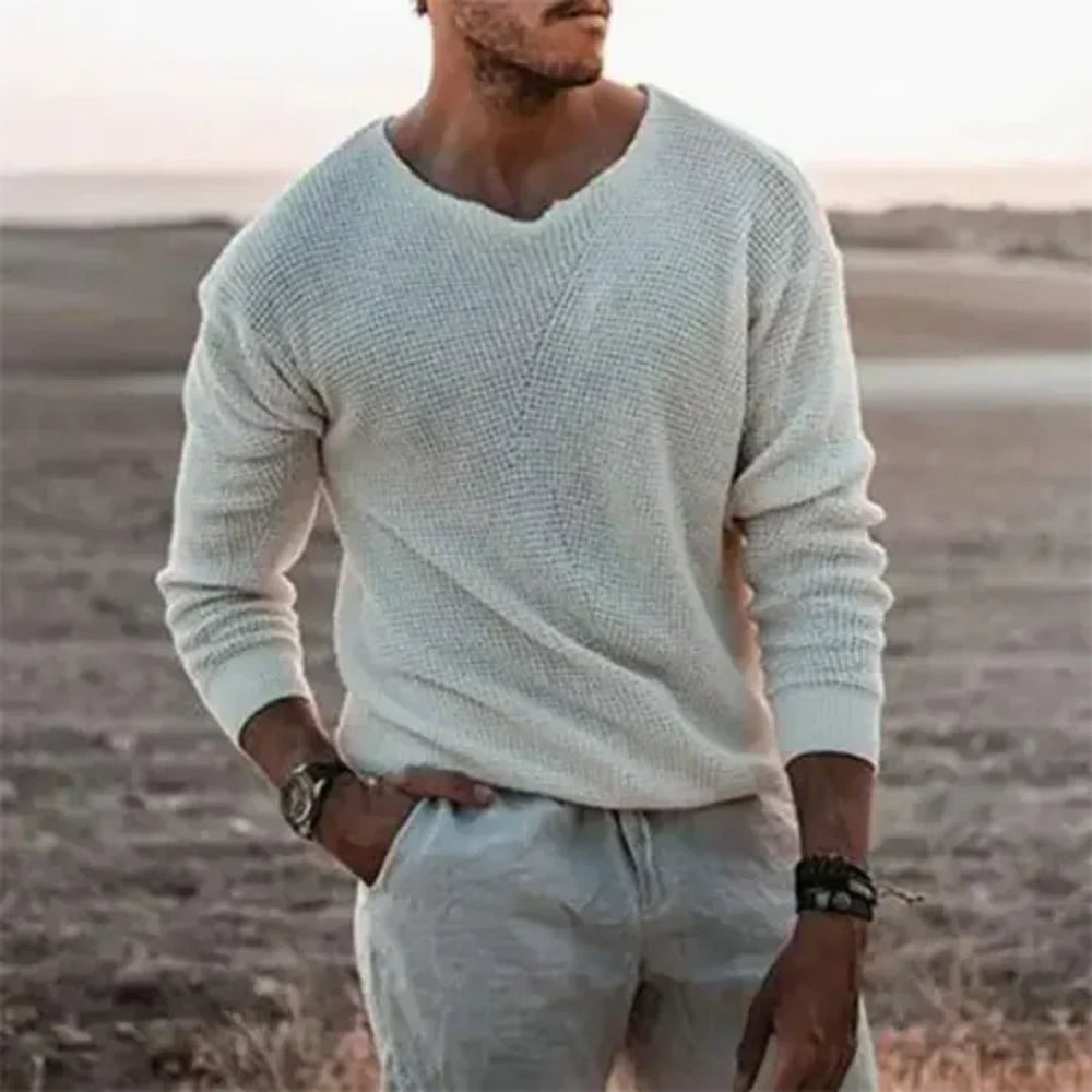 Milo - Men's Knitted Casual Sweater Soft Fabric Relaxed Fit 1