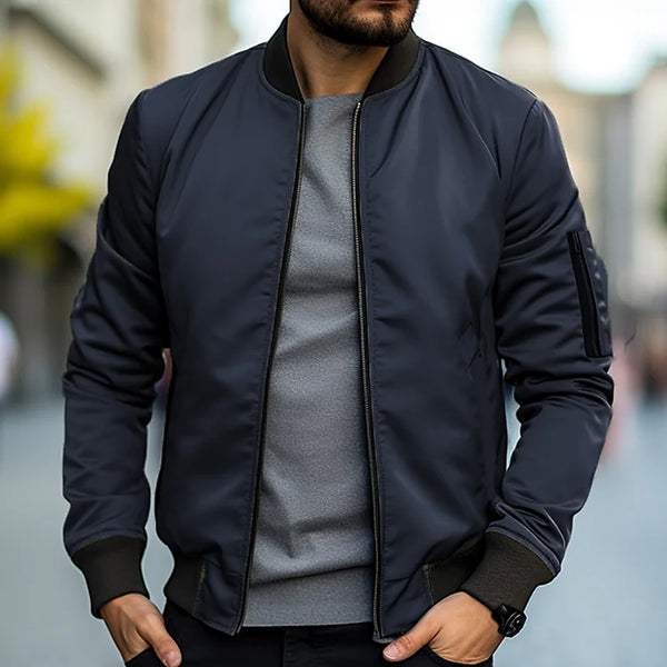 Milo - Men's Waterproof Bomber Jacket Lightweight and Stylish, Breathable 1