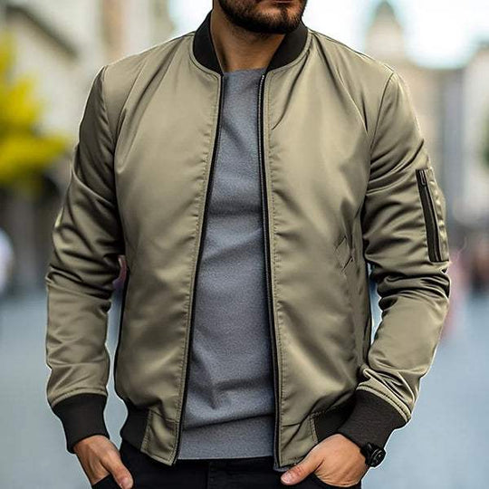 Milo - Men's Waterproof Bomber Jacket Lightweight and Stylish, Breathable 3