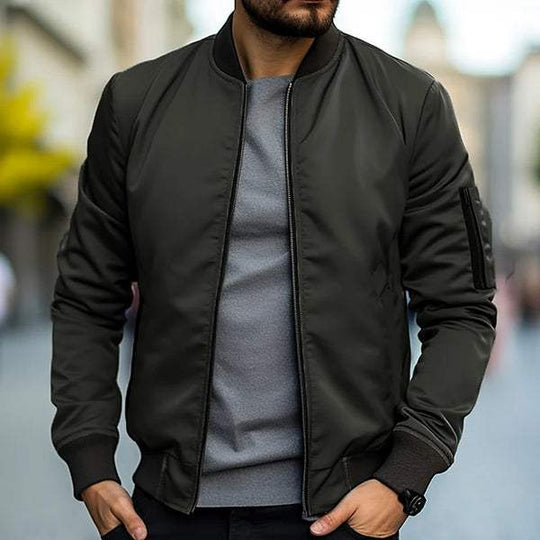 Milo - Men's Waterproof Bomber Jacket Lightweight and Stylish, Breathable 4