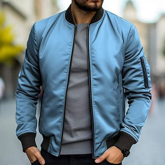 Milo - Men's Waterproof Bomber Jacket Lightweight and Stylish, Breathable 5