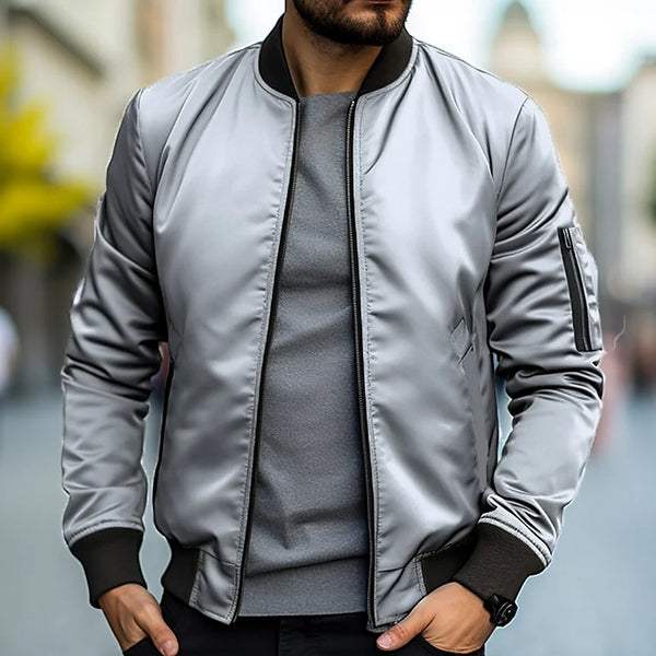 Milo - Men's Waterproof Bomber Jacket Lightweight and Stylish, Breathable 6