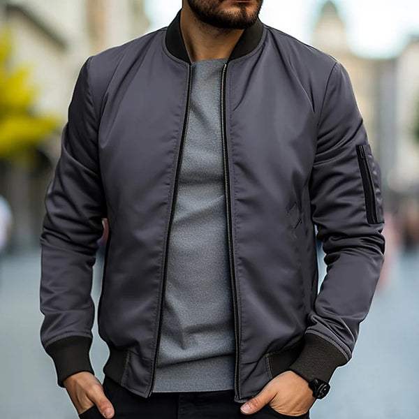 Milo - Men's Waterproof Bomber Jacket Lightweight and Stylish, Breathable 7