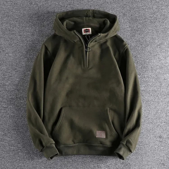 Milo - Men's Winter Hoodie Half-Zip Long Sleeve Warmth 3