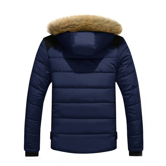 Jim | Stylish Men's Parka with Removable Hood and Warmth