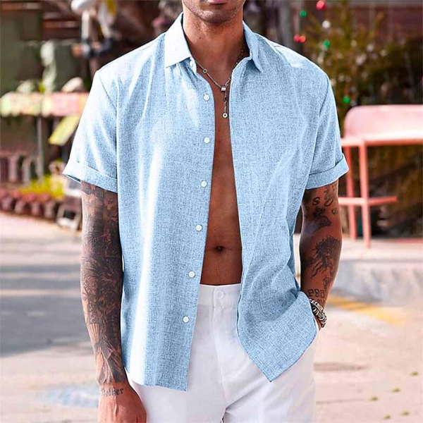 Cotro | Stylish short-sleeve shirt, breathable, lightweight, versatile.