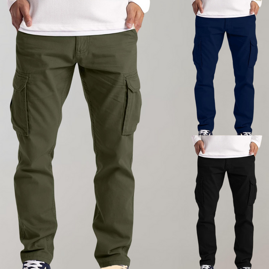 Odger | Men's Cargo Pants with Multiple Pockets & Comfort