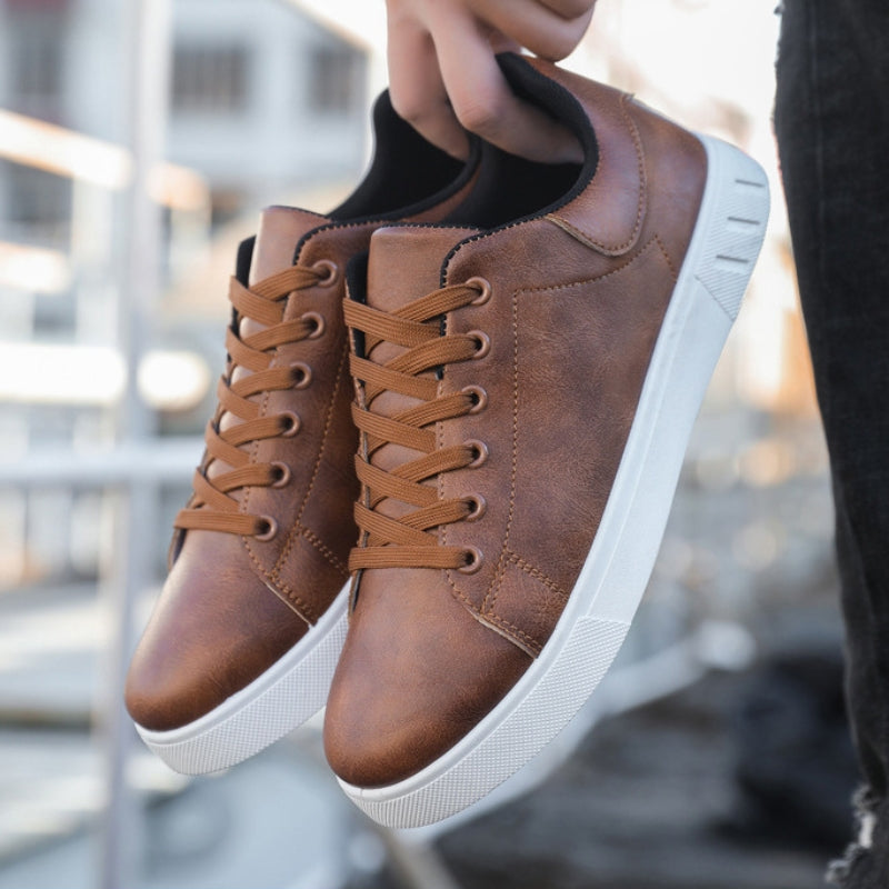 Evan | Stylische Herren Leder Sneakers für Komfort und Langlebigkeit