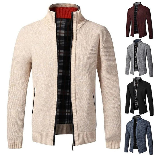 Tom Polo | Cozy Knitted Zipped Sweater for Stylish Comfort