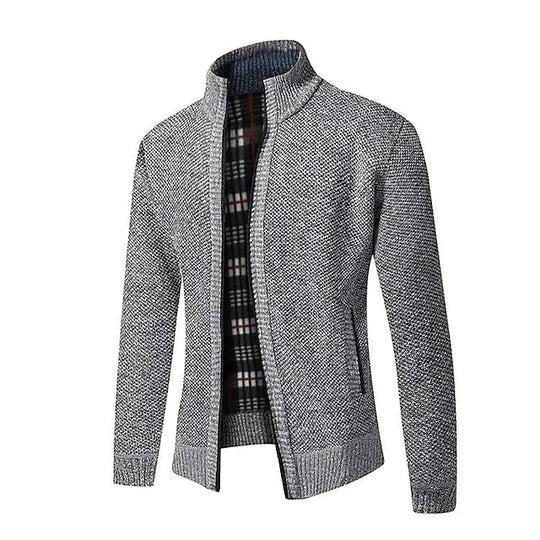 Tom Polo | Cozy Knitted Zipped Sweater for Stylish Comfort