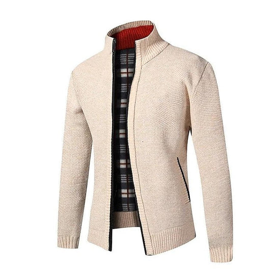 Tom Polo | Cozy Knitted Zipped Sweater for Stylish Comfort