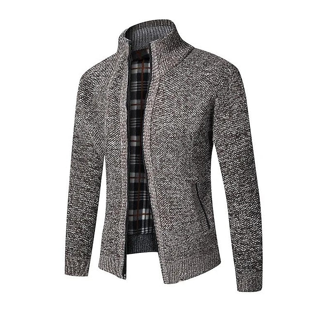 Tom Polo | Cozy Knitted Zipped Sweater for Stylish Comfort