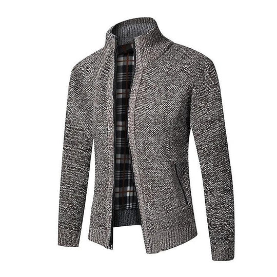 Tom Polo | Cozy Knitted Zipped Sweater for Stylish Comfort