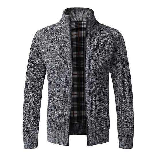 Tom Polo | Cozy Knitted Zipped Sweater for Stylish Comfort