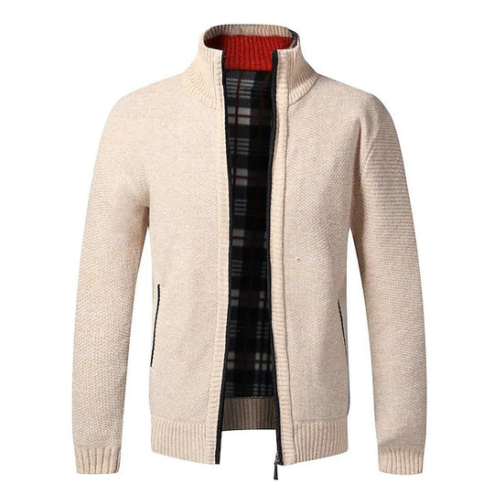 Tom Polo | Cozy Knitted Zipped Sweater for Stylish Comfort