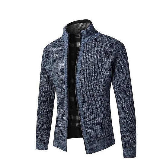 Tom Polo | Cozy Knitted Zipped Sweater for Stylish Comfort