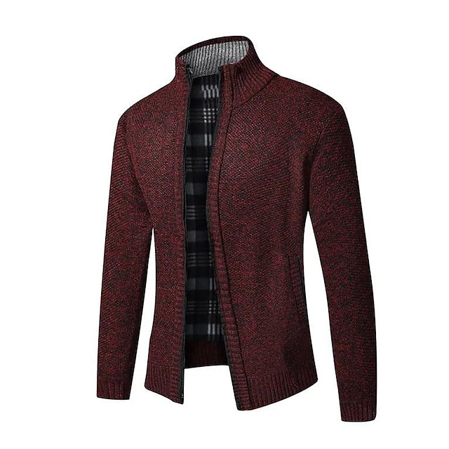 Tom Polo | Cozy Knitted Zipped Sweater for Stylish Comfort