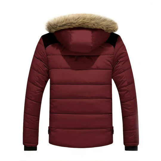 Jim | Stylish Men's Parka with Removable Hood and Warmth