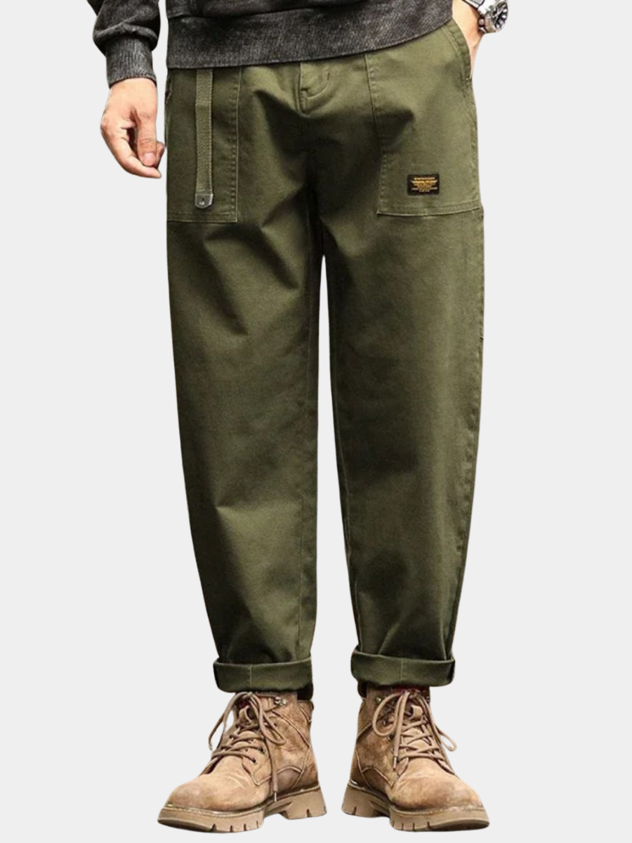 Rico - Men's Classic Cargo Pants Comfortable Fit Vintage Style 1