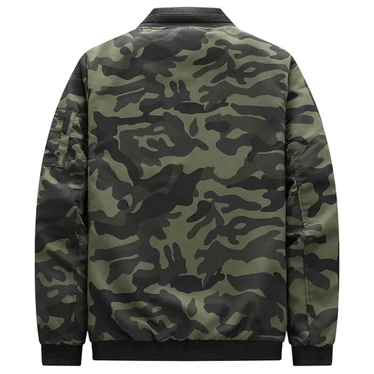Rider - Men's Bomber Jacket Military Camouflage Casual Streetwear 3