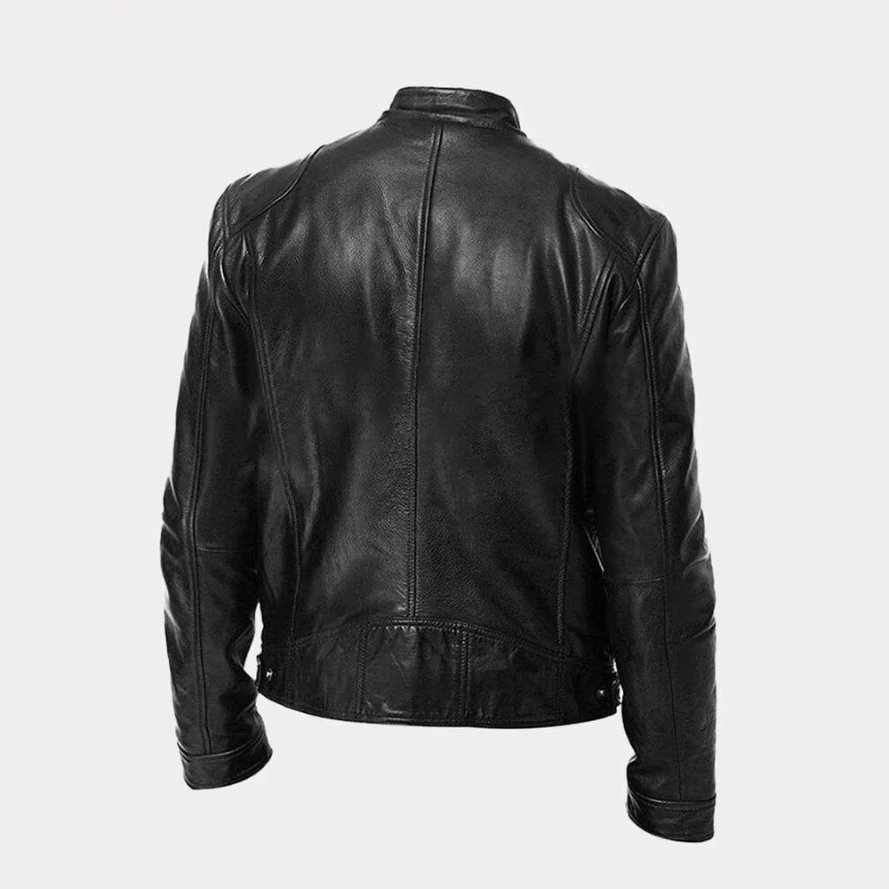 Riley - Men's Leather Jacket Classic Design Durable Material 1