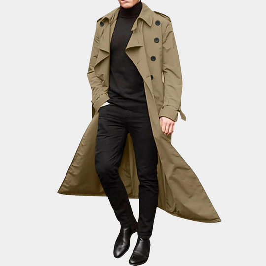Roberion | Stilvoller, wasserdichter, langlebiger Trenchcoat für Herren