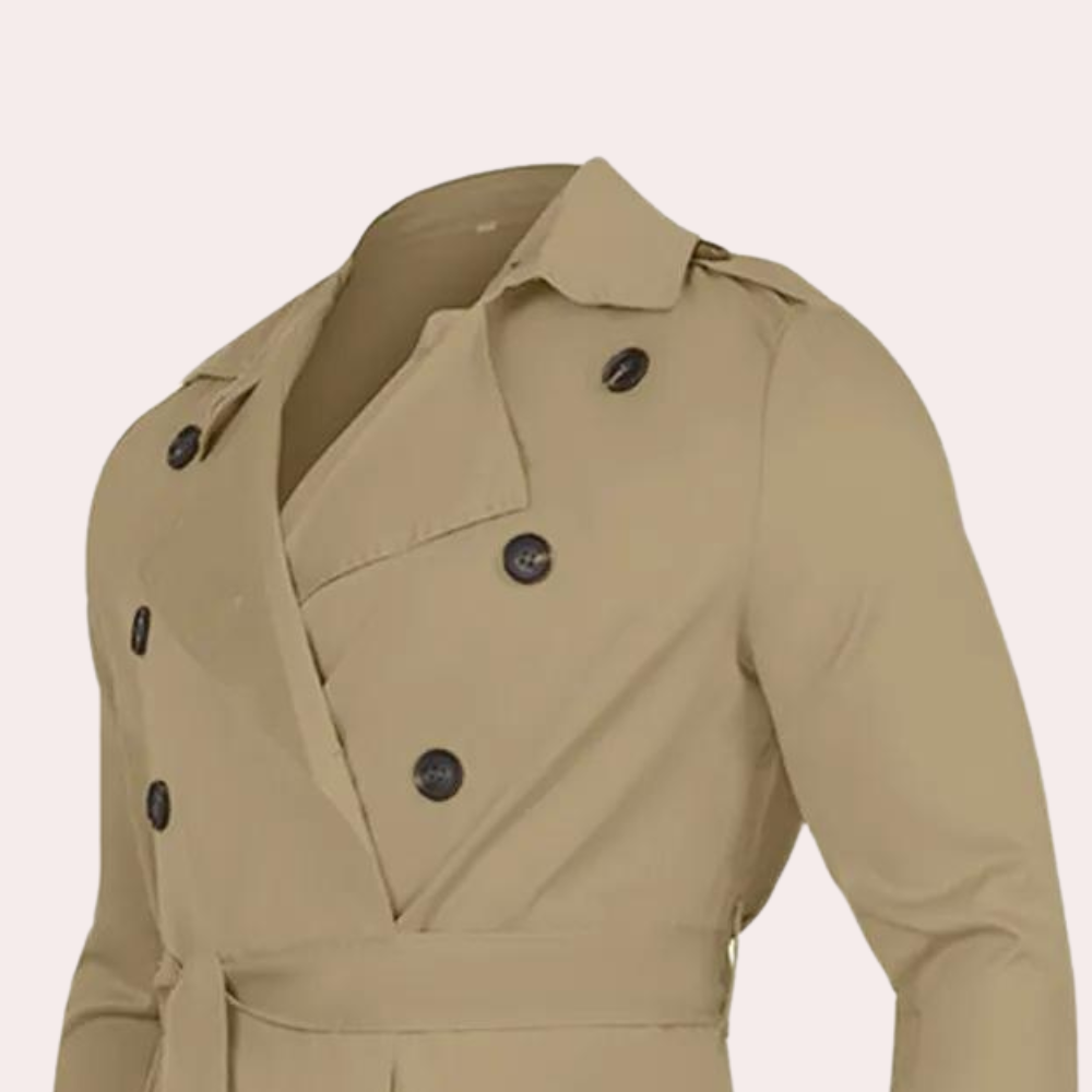 Roberion | Stilvoller, wasserdichter, langlebiger Trenchcoat für Herren