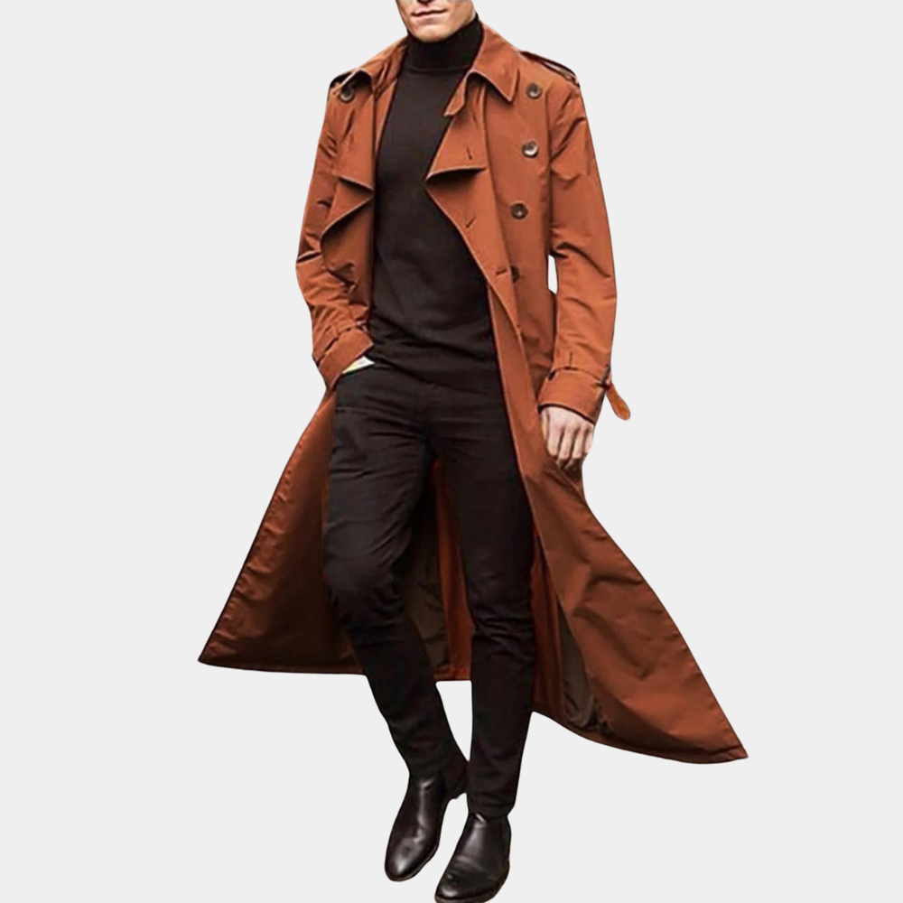Roberion | Stilvoller, wasserdichter, langlebiger Trenchcoat für Herren