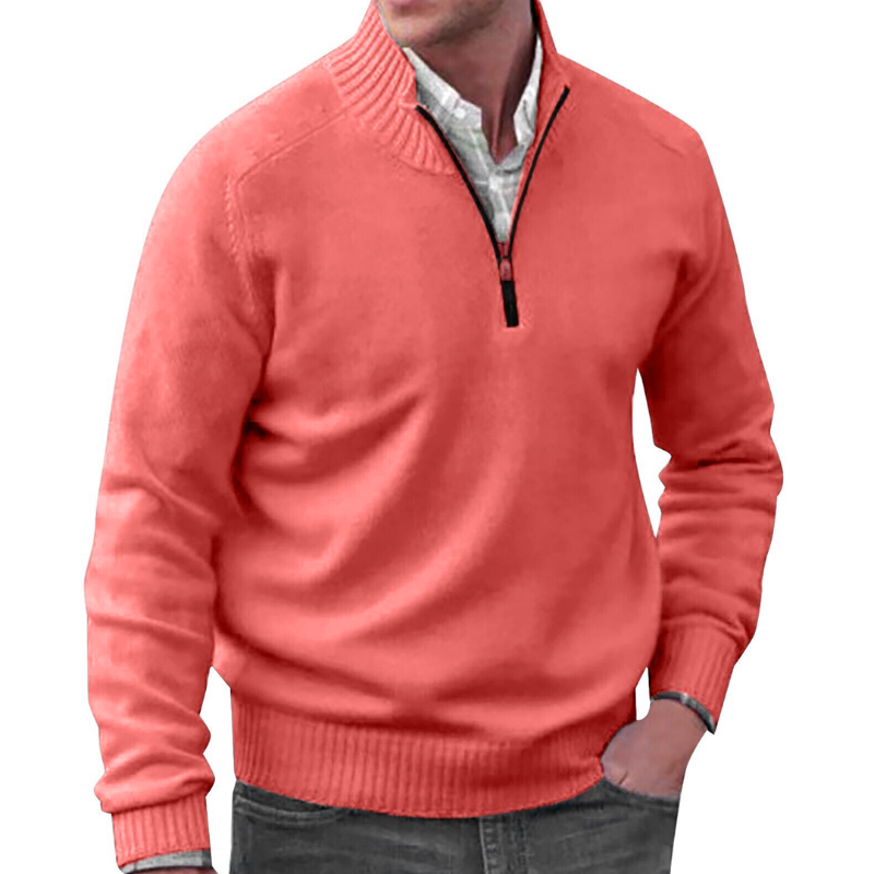 Clyde | Luxuriöser Kaschmir-Reißverschluss-Pullover für Komfort