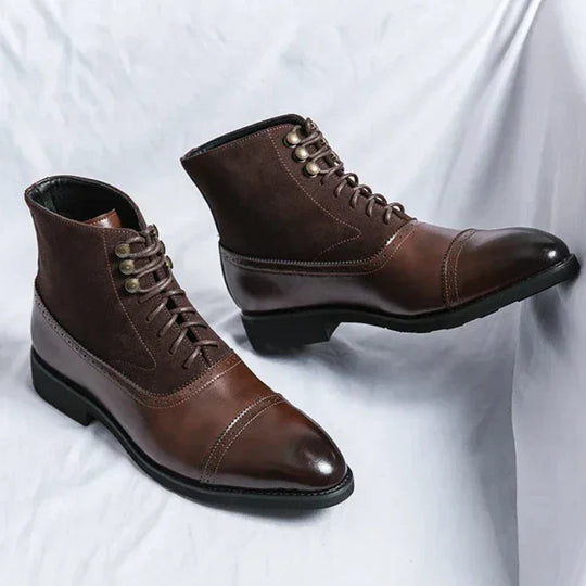 Chad | Timeless Leather Boots with Durable Lace Design