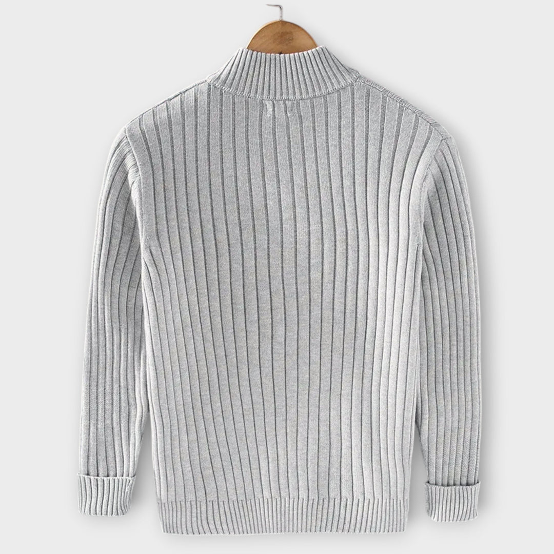 Casper | Stylish Ribbed Lightweight Cardigan for Men