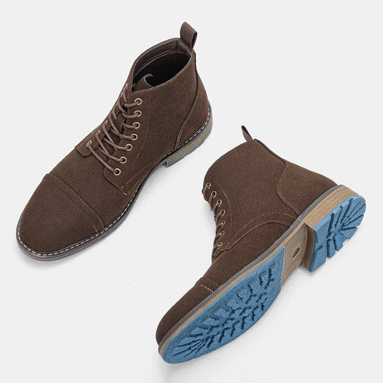 Keith | Classic Cap-Toe Derby Boots for Timeless Style