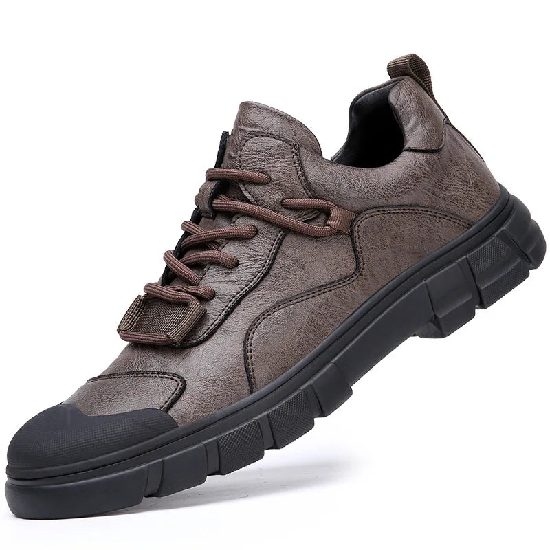 Evander | Stylische Leder-Sneaker für urbanen Komfort
