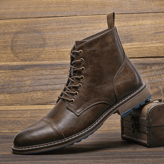 Conor | Stylish Leather Ankle Boots for Comfort and Durability