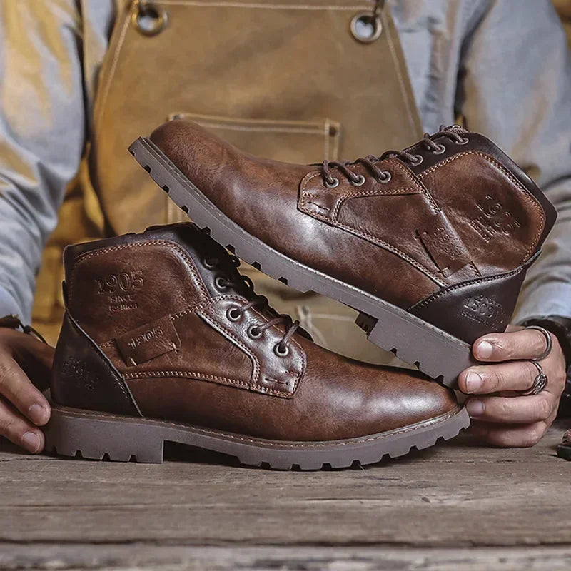 Parker | Stylish Men's Leather Boots for Everyday Comfort