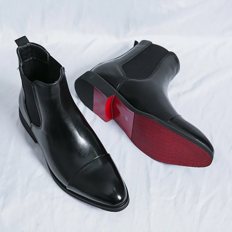 Damien | Stylish Genuine Leather Chelsea Boots for Comfort and Durability