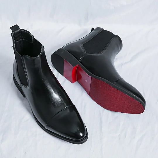 Damien | Stylish Genuine Leather Chelsea Boots for Comfort and Durability