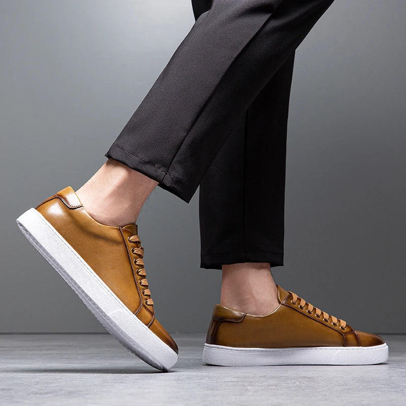 Clint | Stylische Herren-Leder-Sneaker für Komfort und Langlebigkeit