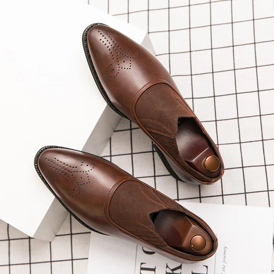 Danton | Klassische Echtleder Slipper für zeitlosen Stil