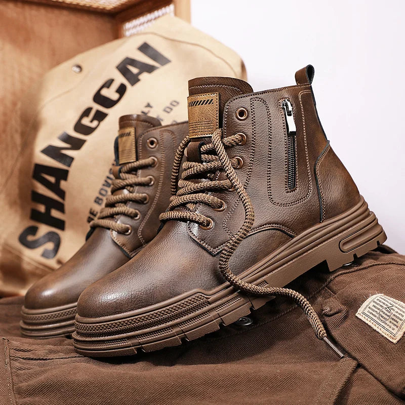 Bob | Comfortable Wide Fit British Lace-Up Boots