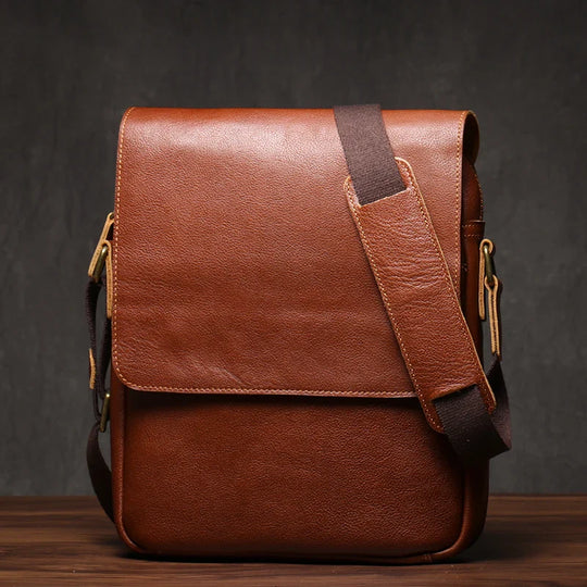 Wyatt | Stylische Leder Umhängetasche für den täglichen Gebrauch