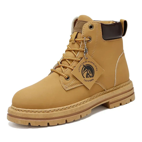 Barry | Comfortable Wide-fit Lace-Up Casual Boots for All-Day Wear