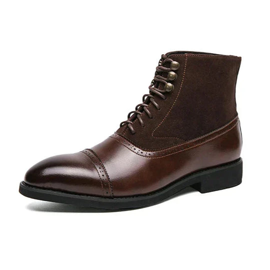 Chad | Timeless Leather Boots with Durable Lace Design