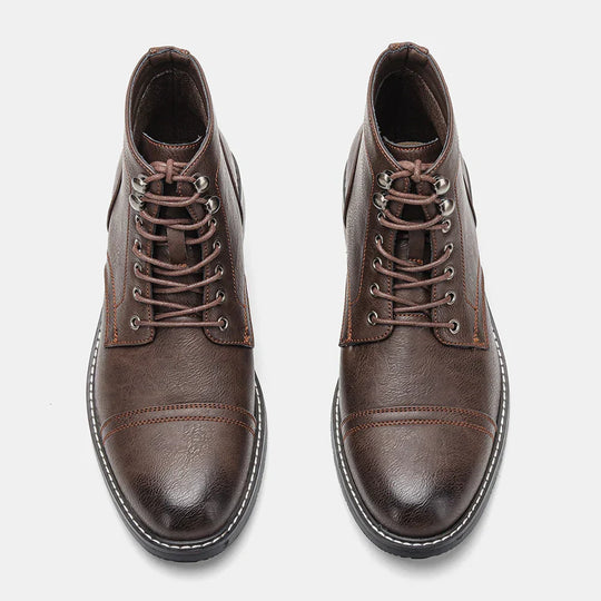 Keith | Classic Cap-Toe Derby Boots for Timeless Style