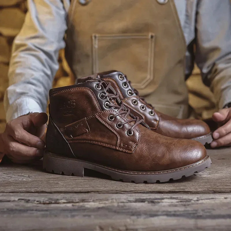 Parker | Stylish Men's Leather Boots for Everyday Comfort