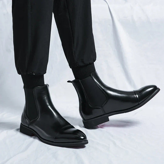 Damien | Stylish Genuine Leather Chelsea Boots for Comfort and Durability