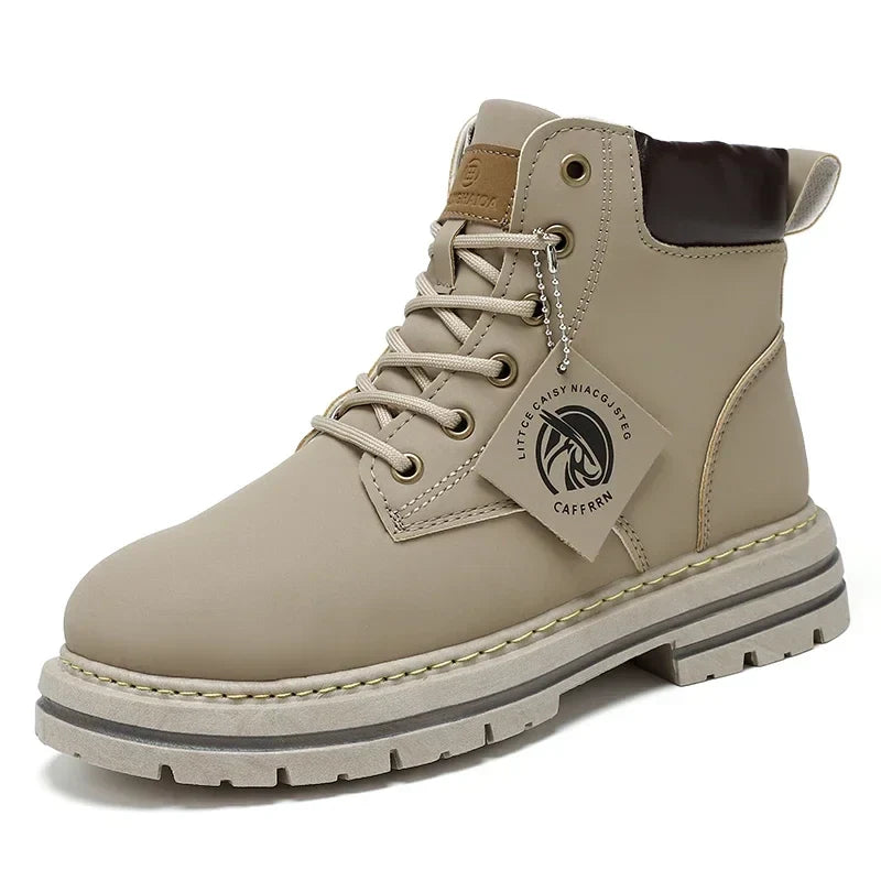 Barry | Comfortable Wide-fit Lace-Up Casual Boots for All-Day Wear