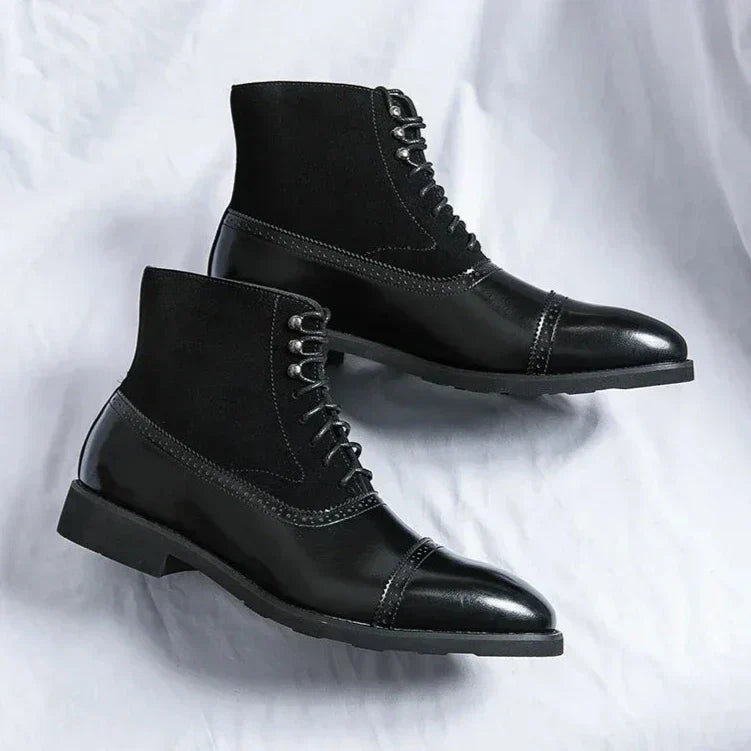 Chad | Timeless Leather Boots with Durable Lace Design