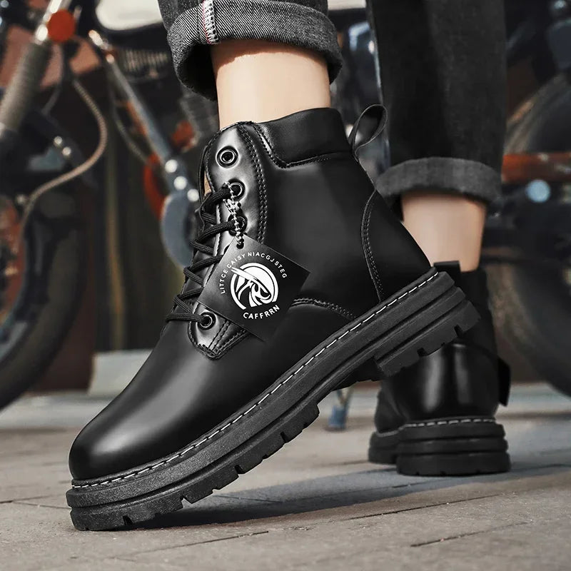 Barry | Comfortable Wide-fit Lace-Up Casual Boots for All-Day Wear